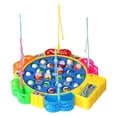 thumbnail image 3 of Juego Giratorio Montessori, Juguete para Niños, Entrenamiento de Habilidades, Juego de Mesa, Habilidad de Motor Fino, Juguete Educativo para 24 peces, 3 of 9