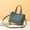light green, variant on Genuine Cowhide Leather Litchi Grain Tote Bag, Women's Top-handle Shoulder Bag, Multi-color Work Travel Handbag