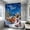 D, variant on Cififendec Christmas Shower Curtain with Hooks, 70.8"×59", Waterproof Fabric Christmas Winter Scene Printed Bath Curtain for Bathroom Holiday Refresh
