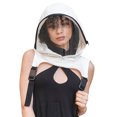 thumbnail image 1 of Face Cover Adjustable Belts Detachable Zipper Hood Shield Covering for Outdoor, Anti-Saliva/Anti-Droplet/Anti-Wind and Dust, 1 of 8
