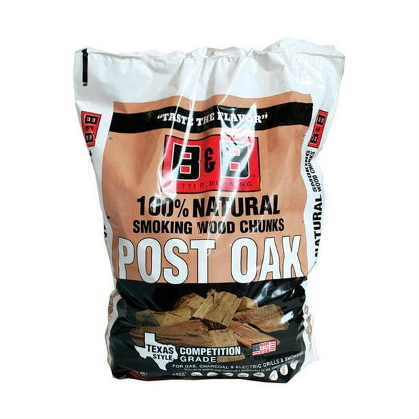 B&B Charcoal 8023372 Oak Wood Smoking Chunks, 549 cu. in.