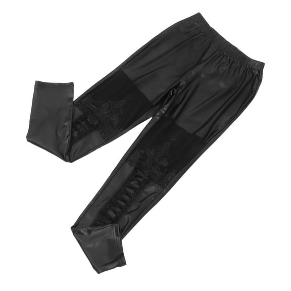 OATIPHO Black Spring Autumn Woman Leggings Thin Tights Stretchy Pants