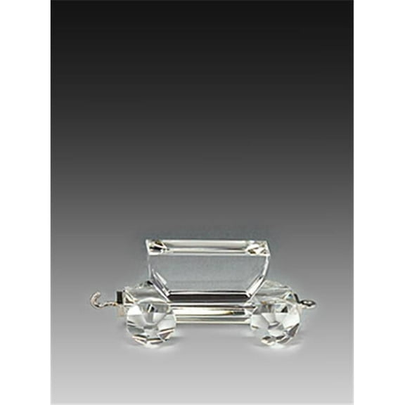 Asfour Crystal 206-2 2.79 L x 1.1 H in. Crystal Train Transportation Figurines