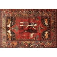 thumbnail image 1 of Ahgly Company Indoor Rectangle Traditional Gold Brown Animal Area Rugs, 7' x 9', 1 of 6