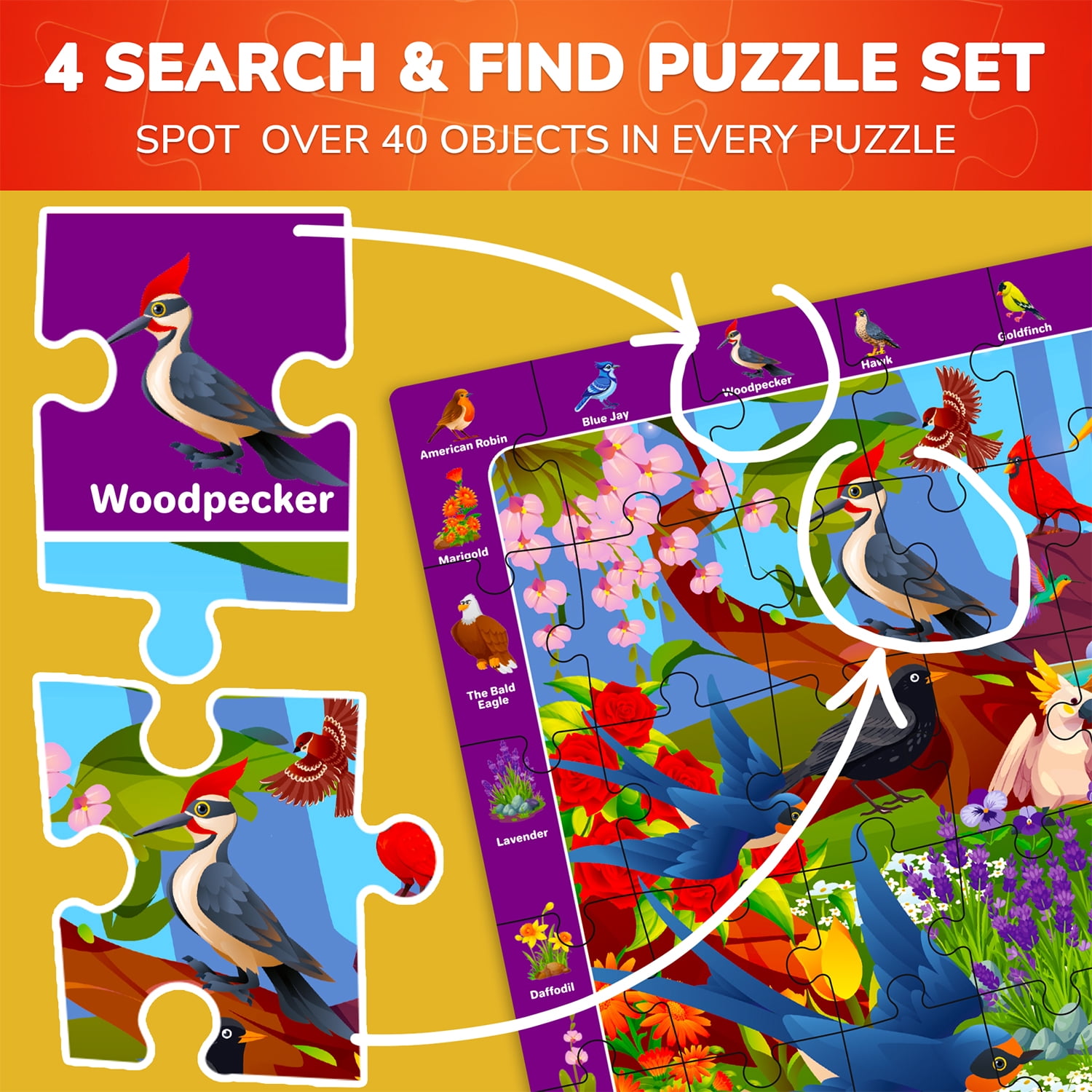 Quokka Puzzles for Kids Ages 6-8 - Toddler Puzzles Ages 4-6 - 60 Piece Jigsaw Puzzle Animals and Bugs Themed