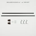 thumbnail image 6 of Exclusive Home Hillhurst Window Curtain Rod and Finial Set, 6 of 8