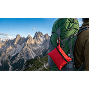 Survival Mini Compact 72-Hour Emergency Kit, Travel Size Durable Bag with Food, Water, Poncho, Blanket, Body Warmer, Flashlight, Whistle & Multi-Tool for Survival Preparedness EDC Survival Kit