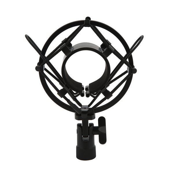 Shock Mount Mic Holder, Convenient Microphone Holder For Live Streaming Metallic Silver,Metallic