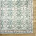 thumbnail image 6 of Mark&Day Washable Rugs, 5x7 Marqus Traditional Emerald/Light Silver Area Rug, Green Grey Cream Carpet for Living Room, Bedroom or Kitchen (5'3" x 7', Machine Washable), 6 of 6