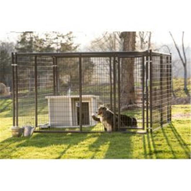 Tarter DKHDG 6 x 10 x 10 ft. Complete HeavyDuty Dog Kennel, Gray