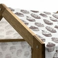 thumbnail image 5 of Cupcake Pet House, Delicious Desserts Food Yummy Chocolate Cake with Cherries Sketch, Outdoor & Indoor Portable Dog Kennel with Pillow and Cover, 5 Sizes, Muave Taupe and White, by Ambesonne, 5 of 5