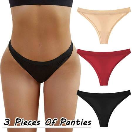 

Akiihool Underwear for Women Women s Blissful Benefits No Muffin Top Brief Panty (Black S)