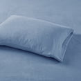 thumbnail image 5 of Comfort Classics Micro Fleece 4-Piece Blue Sheet Set, Full, 5 of 7