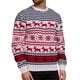 thumbnail image 1 of Suéter Navideño Informal para Parejas, Jersey de Punto con Cuello Redondo y Mangas Raglán, Blusas Cómodas y Cálidas para Otoño. (Hombres) S, 1 of 6