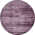 thumbnail image 1 of Unique Loom Tapis Rond de Transition Contemporain de la Collection Del Mar, 6 Pieds, Violet/aubergine Violet, 1 of 2
