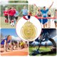 thumbnail image 1 of Medalla 2 en Oro Plata Bronce Medalla de Premio para Competiciones Fiesta para Niños Adultos, 1 of 5