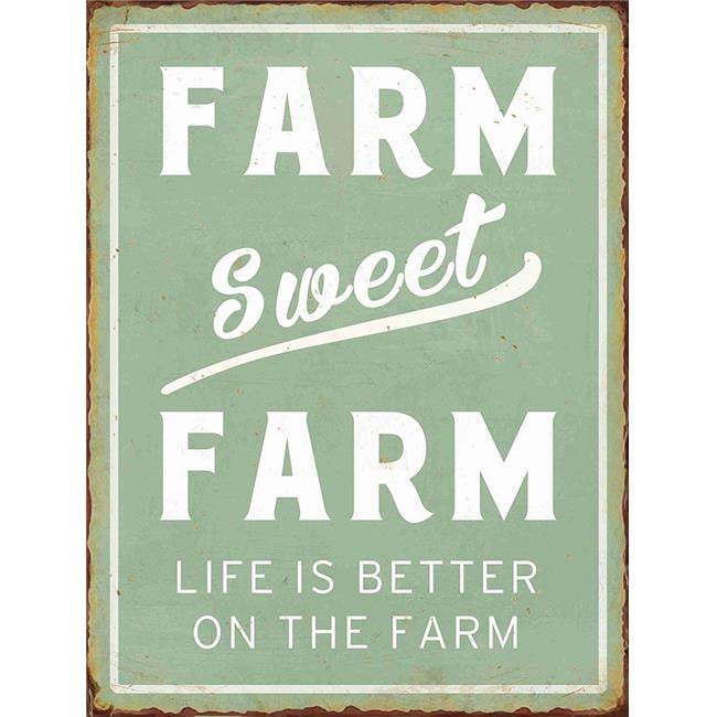 Life Is Better On the Farm chicken sign