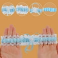 thumbnail image 4 of Pkeoh Wreath White Garters For Bride 2 Pieces, Wedding Garter For Bride Elasticity Lace Garter, Wedding Garter Set For Bride, 4 of 4