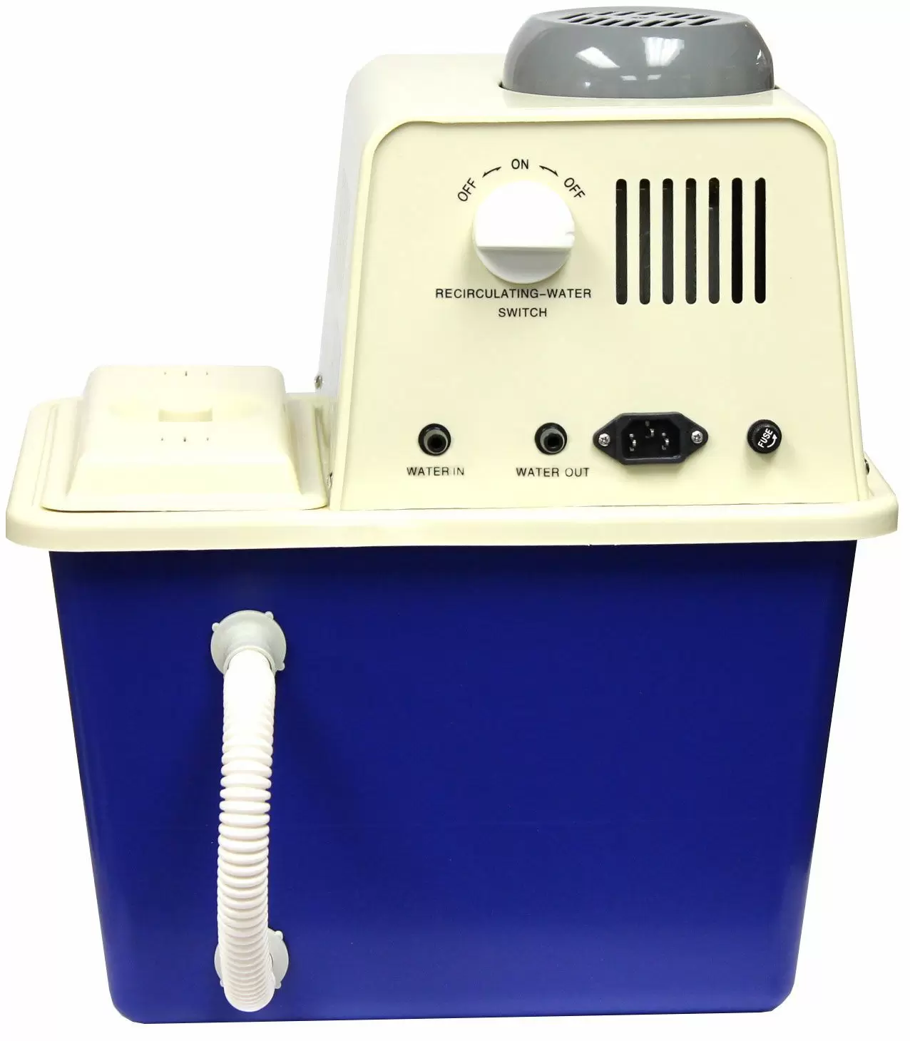 Across International WV07.110 Watervac 0.7 CFM 2-Head Recirculating Water Vacuum Pump - 110V, 12" Height, 17" Wide, 15" Length