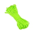 thumbnail image 1 of Cuerda de tienda, cuerdas de guylines para camping al aire libre, cuerda paracord de 7 núcleos de 4 mm de 31 m, cuerda de seguridad para senderismo, mochilero y equipo de supervivencia, verde, 1 of 6