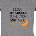 thumbnail image 3 of Inktastic I Love My Abuela to the Moon and Back Boys or Girls Baby Bodysuit, 3 of 4