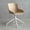 Camel, variant on Modern Armchair Swivel Chair for Children Leisure Chair for Bedroom,Home Office Chair Restaurant Dining Chair,Sturdy Plastic Seat,Reception Chair