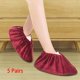 thumbnail image 5 of Cubrezapatos de franela, antideslizantes, lavables, reutilizables, a prueba de polvo, accesorios para zapatos, chanclos para cocina, baño, hogar, interior, oficina, habitaciones limpias rojo shamjiam Cubrezapatos reutilizables, 5 of 9