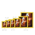 thumbnail image 2 of Modern 5 in. x 7 in. Yellow Picture Frame (Set of 4), 2 of 6