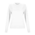 thumbnail image 4 of Dpytoraw Women's Casual Crew Neck Solid Color Pullover Sweater, 4 of 5