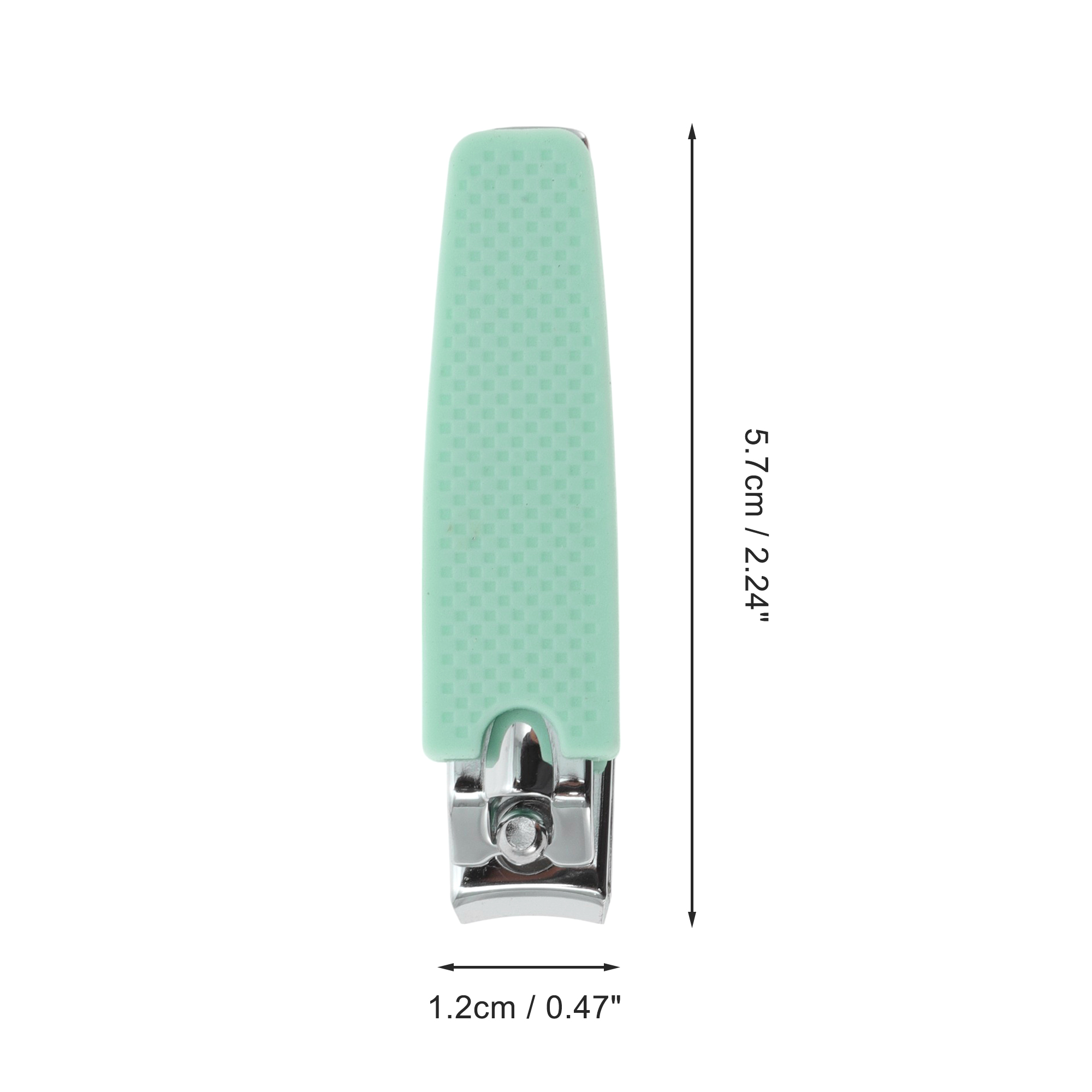 Unique Bargains Cute Box Nail Clipper Set for Women and Men 2 Pcs for Easy Use Green