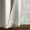 thumbnail image 4 of Better Homes & Gardens Solid Herringbone Blackout Curtain Panel, 1 Panel, Off-White, 50" W x 95” L, 4 of 6