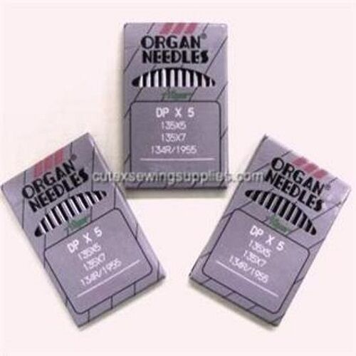 1955 SIZE:80 12 INDUSTRIAL SEWING MACHINE NEEDLES ORGAN DP X 5 135 X 5 134 R
