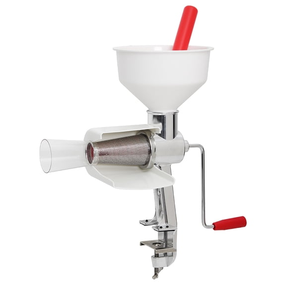 Johnny Apple Sauce Maker, Tomato Sauce Maker, Remove Skins & Seeds From Produce, Model 250 Clamp Based Food Strainer