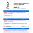 thumbnail image 2 of Accessory Drive Belt - Compatible with 2013 - 2019 Nissan Sentra 2014 2015 2016 2017 2018, 2 of 2