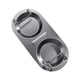 thumbnail image 3 of Soporte para cucharas, soporte para cucharones, soporte vertical de acero inoxidable, portátil, ahorrador de espacio, organizador para utensilios de Gris, 3 of 10