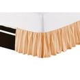 thumbnail image 2 of 100% Egyptian Cotton 1 PCs Ruffled BedSkirt 15 inches (Peach,Cal-King), 2 of 5