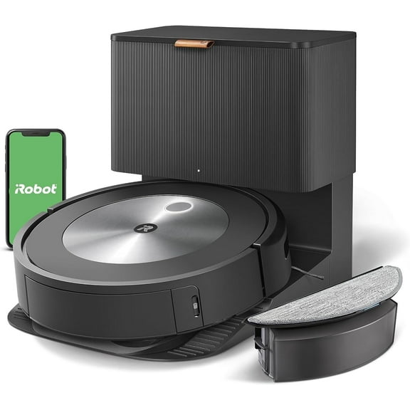 Restored Premium iRobot Roomba Combo j5 Self-Emptying Robot Vacuum & Mop (Refurbished)