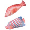 thumbnail image 3 of Cat Chew Toy Squeaky Realistic Fish Stuffed Kitten Biting Toy Pet Teething Toy, 3 of 10