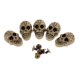 thumbnail image 2 of Juego de 5 Remaches Punk Cabeza de Calavera Sunnimix Bronce 21x15mm, 2 of 8