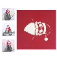 thumbnail image 3 of Santa Claus Motorcycle Three-dimensional Greeting Card Unique Christmas Present Creative 3D Christmas Day Card with Pretty Shape for Birthday Wedding Christmas, 3 of 9