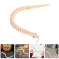 thumbnail image 3 of 3pcs Unfinished Wooden Snake Toys Wiggly Snake Flexible Jointed Wood Snake Toy, 3 of 4