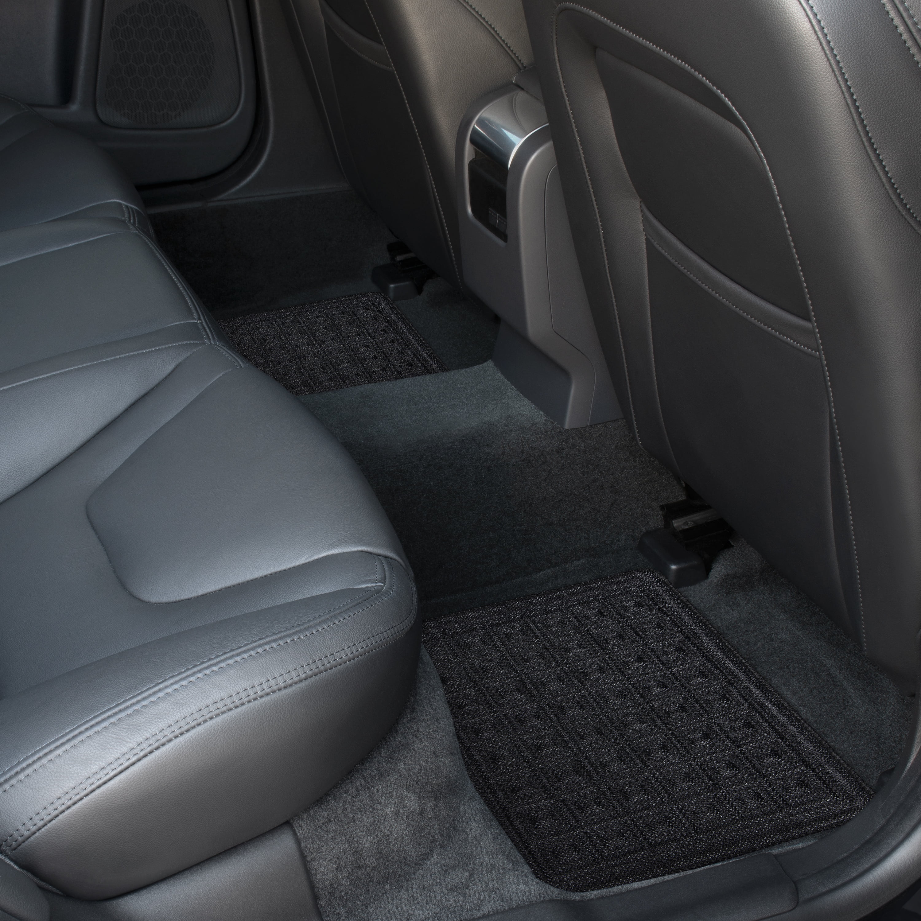 Duratex Gunmetal Blocks Universal Fit Woven Car Floor Mats 4 Pack