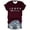 Wine, variant on Trendfront Womens Jesus Letter Print Tee Graphic T-Shirts Casual Crewneck Short Sleeve Tops Summer Fashion Slogan Stylish Daily Clothing