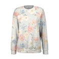 thumbnail image 4 of kaondbfi Hoodless Sweatshirts for Elegant Women Casual Printed Fashion Long Sleeve Crewneck Sweatshirt Womens Summer Fall Fashion Sweat Shirts, 4 of 5