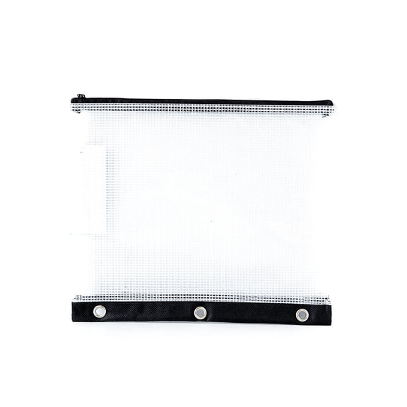Mesh-Reinforced Vinyl Bags 3-Ring Binder Case, 8.5 in. x 11 in. (pack of 10)