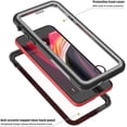thumbnail image 4 of For iPhone SE 2020 / iPhone 8 / iPhone 7 Redpepper Waterproof Swimming Shockproof Dirt Proof Case Cover Black, 4 of 9