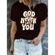 thumbnail image 1 of Women's Casual Chic Geometric Print T-Shirt - Comfy Crew Neck Short Sleeve Top, Perfect for Summer & Casual Attire, 1 of 6