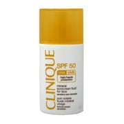 Broad Spectrum SPF 50 Mineral Sunscreen Fluid for Face by Clinique for Women - 1 oz Sunscreen