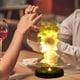 thumbnail image 4 of Rosa LED en cúpula de cristal | Vitrina para flores eternas con luces | Regalo romántico para mujeres, esposas y madres | Decoración para el hogar en aniversarios, cumpleaños y San Valentín, 4 of 6