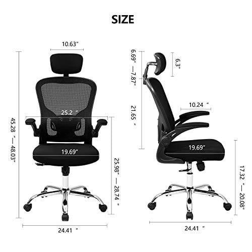Chaise haute de bureau ergonomique TheBar – UP & DESK